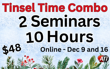 ATI's graphic Tinsel Time Combo online ATI's graphic Tinsel Time Combo online