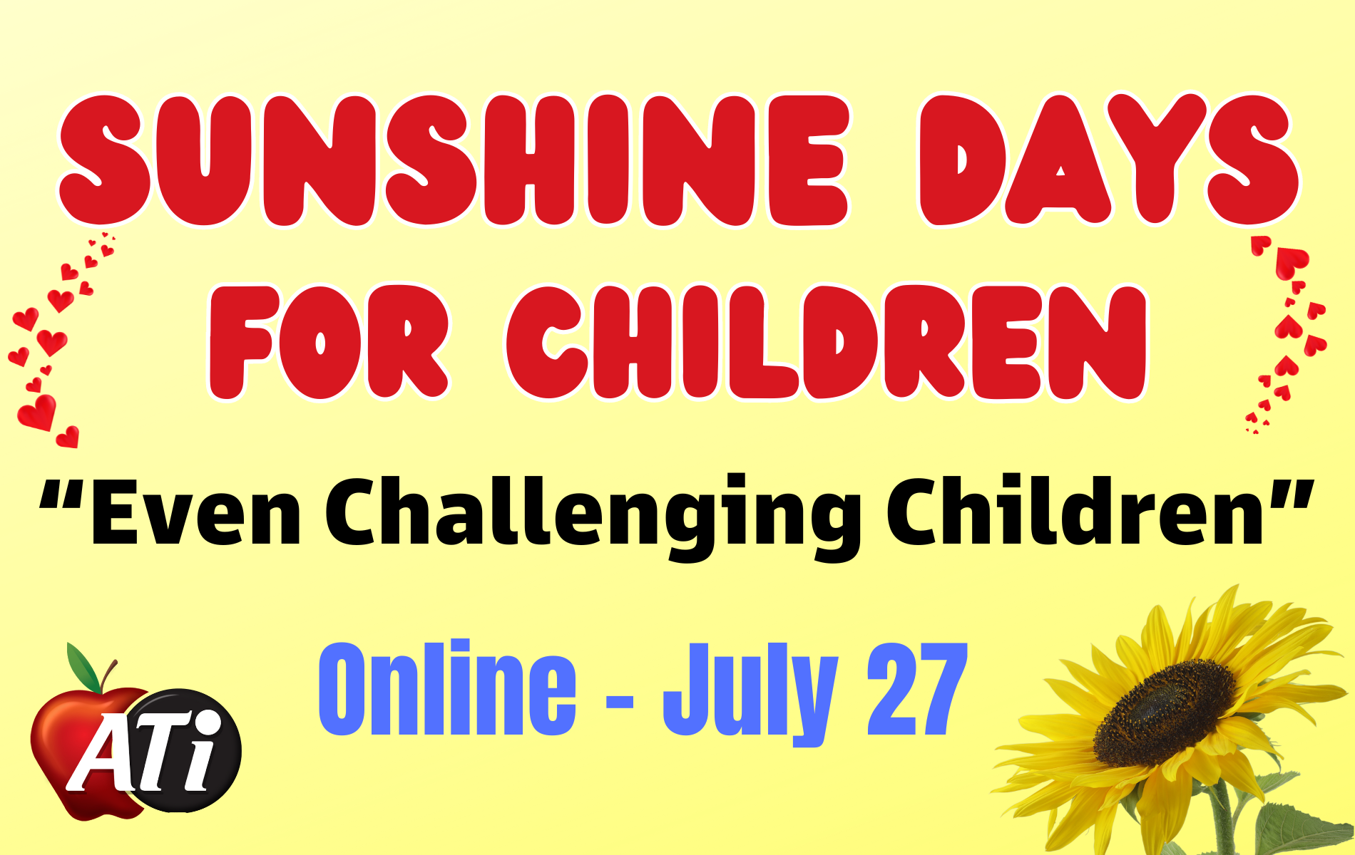 Sunshine Days for Children - ONLINE