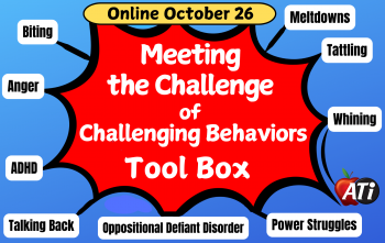 Meeting the Challenge of Challenging Behaviors Tool Box - Online