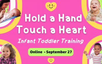 ATI's graphic: Hold a Hand Touch a Heart Infant - Toddler Training5 - Online ATI's graphic: Hold a Hand Touch a Heart Infant - Toddler Training - Online